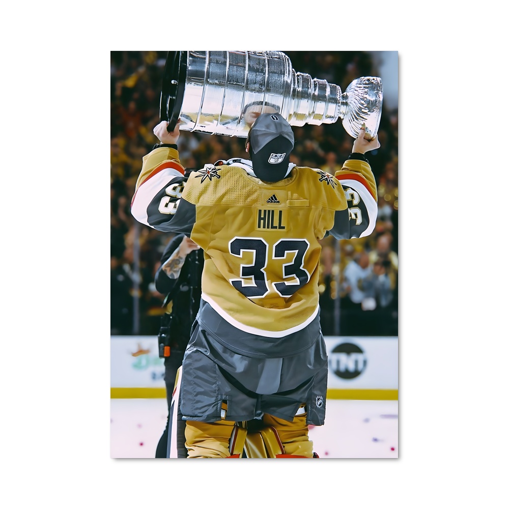 Poster La Coupe Victorieuse – affiche Hockey sur glace